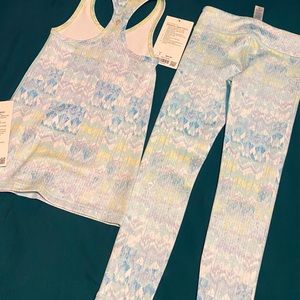 Kids Ivivva/lululemon legging & tank set, size 6, toddler (approx 4-6 yrs). NWT